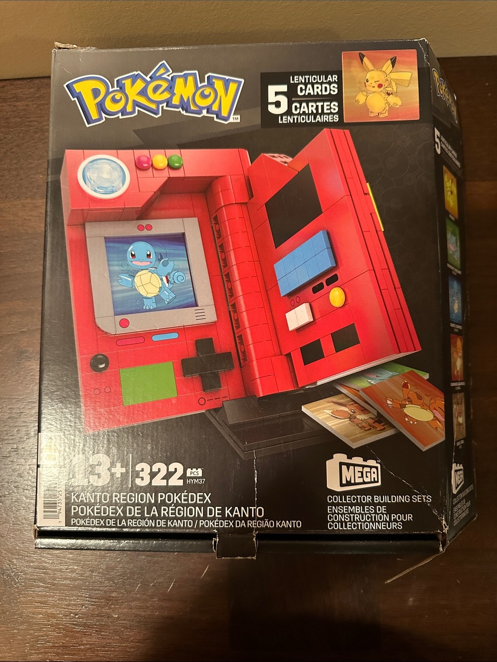 Pokemon Kanto Region Pokedex Building Set - Red